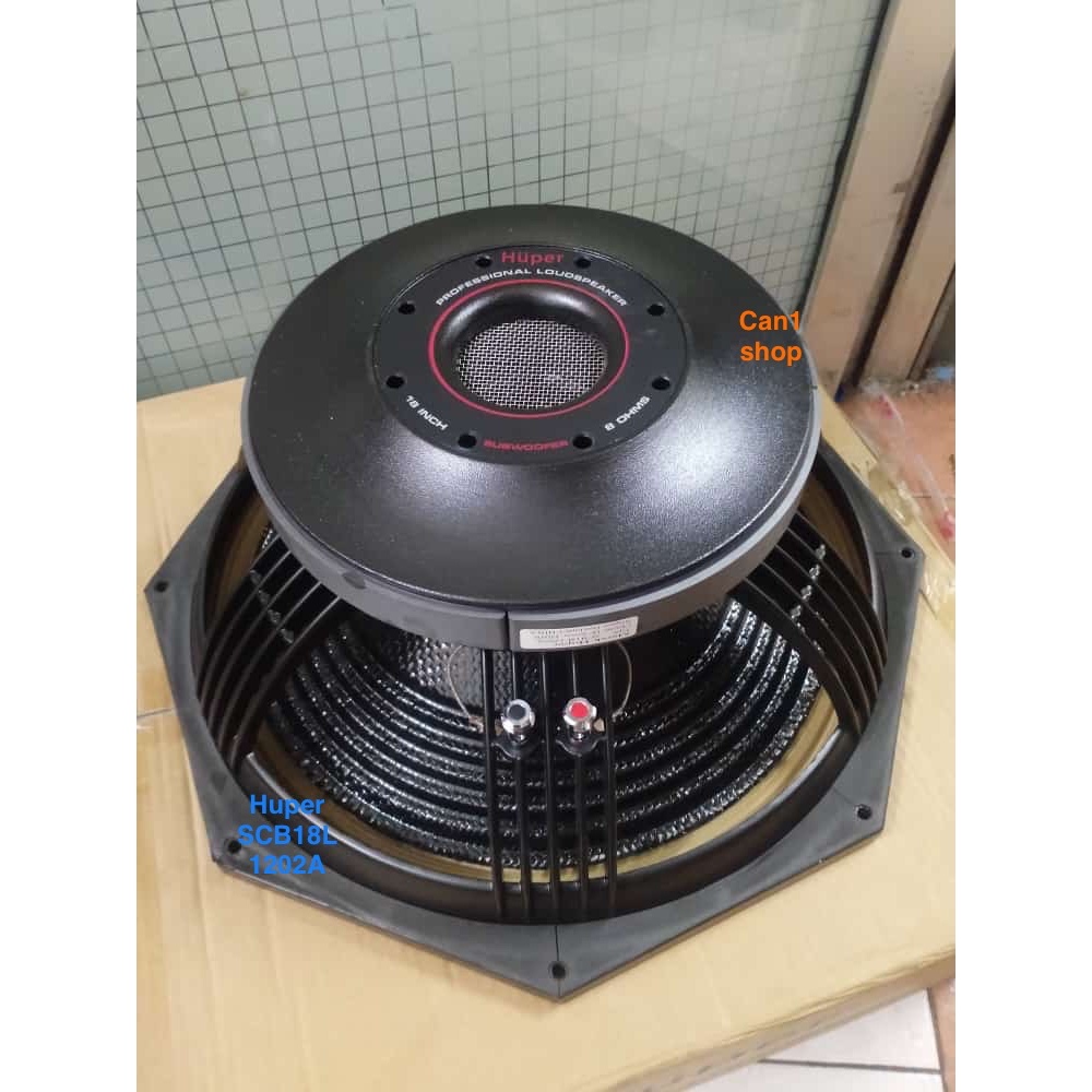 Komponen Spiker Speaker HUPER 1200 Watt Carbon 18 Inch SCB18L1202A Bukan SCB18L1200A Lebih Bagus