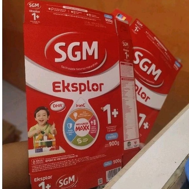 

Kardus susu bekas SGM Eksplor 1+ Original 900gr Sari Husada