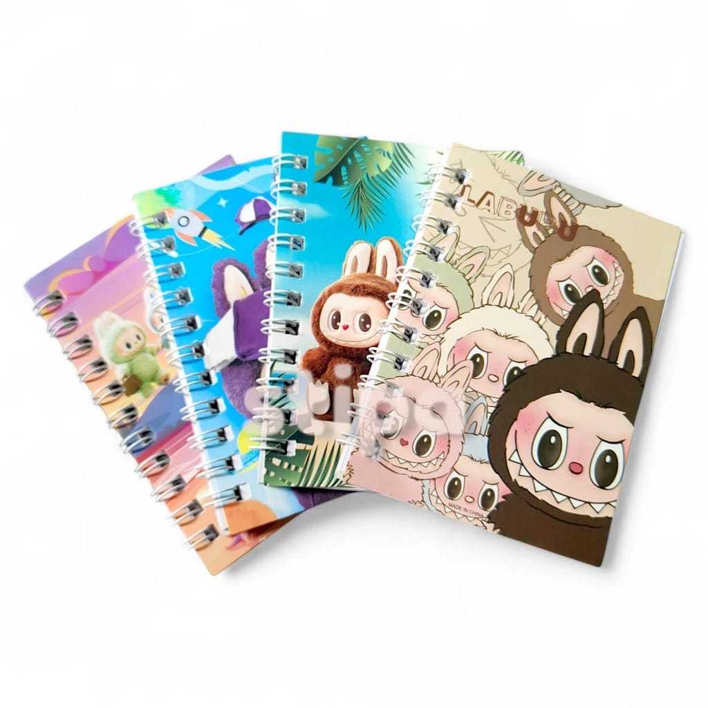 

Buku Tulis Notes Diary Spiral Karakter Labubu Kecil Fancy Notebook Diari ATK Sekolah Kantor