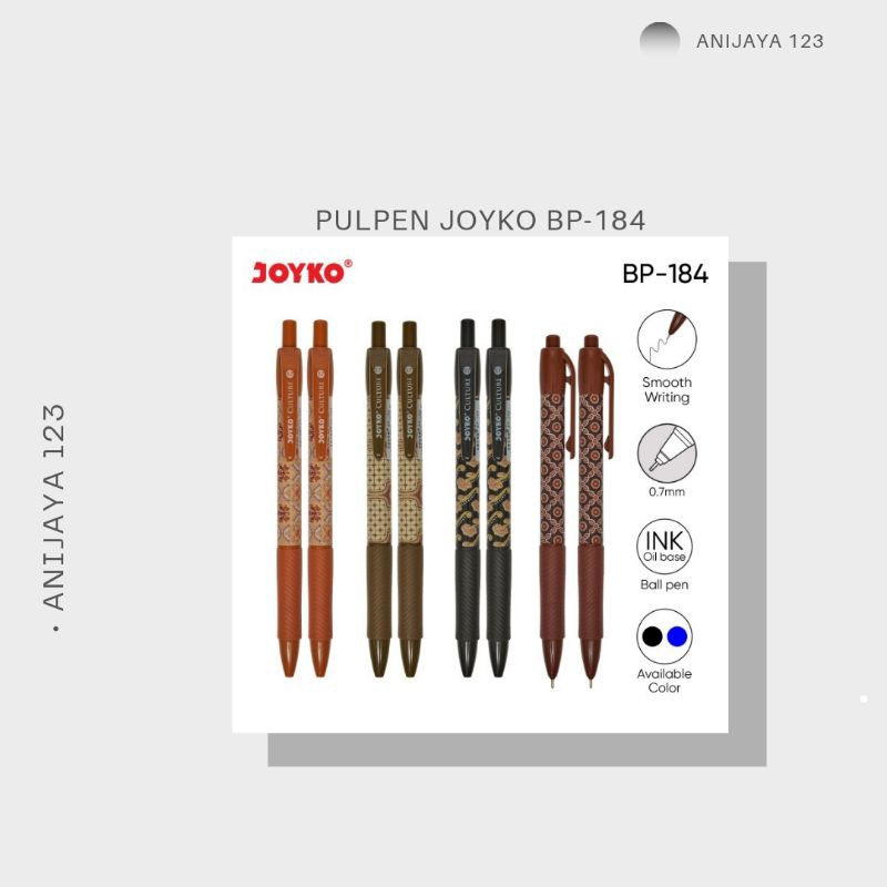 

Pulpen / Pena Tulis Culture Joyko BP-184