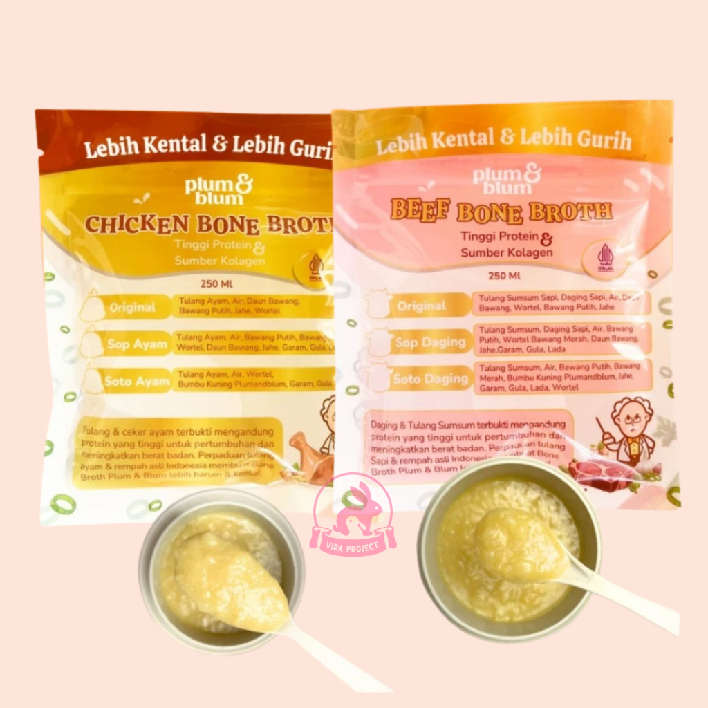 

6+ PLUM&BLUM FROZEN FOOD KALDU SUMSUM ORIGINAL/KALDU AYAM/ KALDU SALMON/ ORIGINAL BROTH/ KALDU MPASI