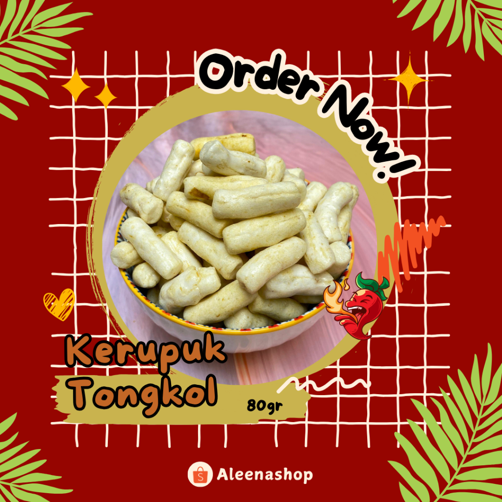 

KERUPUK TONGKOL DAUN JERUK ll 80gr
