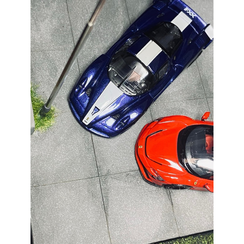 kyosho ferari fxx biru body only