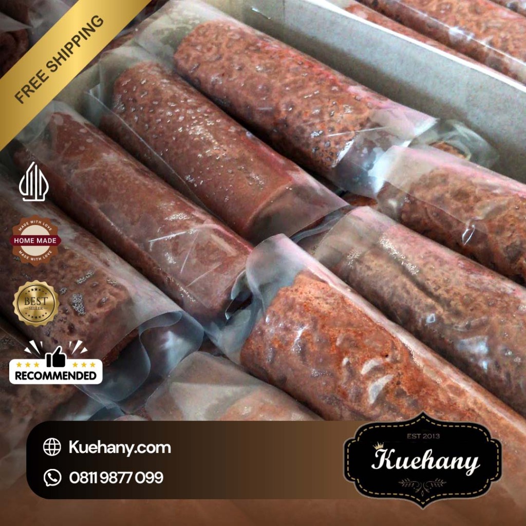 

DADAR GULUNG COKLAT FLA (KUEHANY) - KUE TRADISIONAL - JAJANAN PASAR - KUE MANIS - KUE HOMEMADE