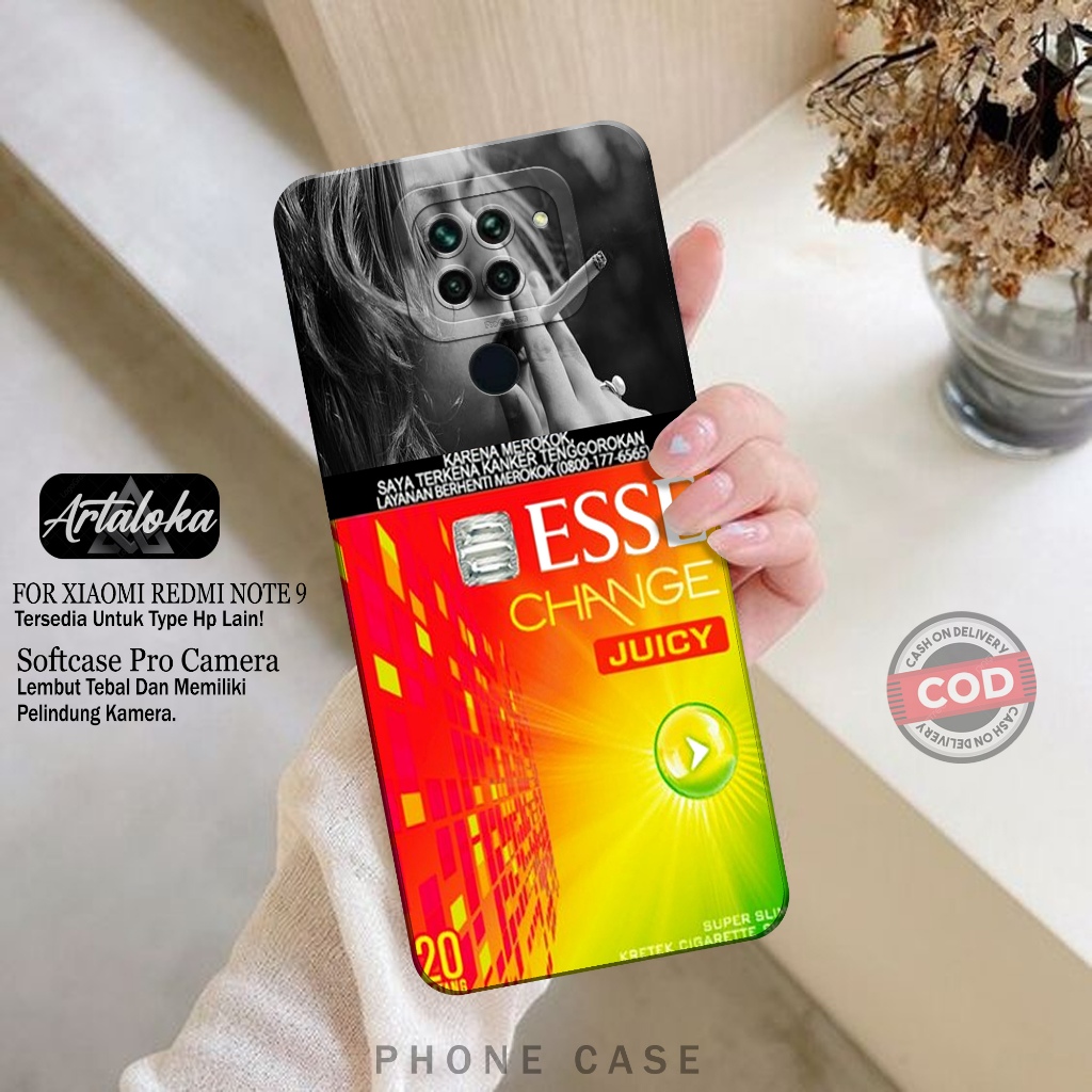 Softcase Hp Xiaomi Redmi Note 9 Fashion Case RK Case Xiaomi Redmi Note 9 Silikon TPU Pro Camera Casi