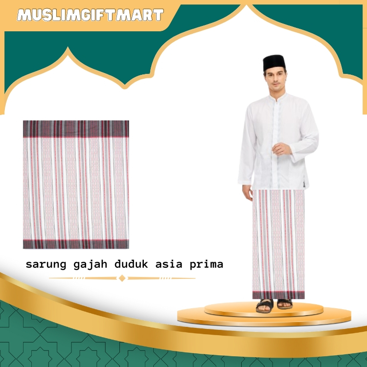 Sarung Gajah Duduk Asia ( Prima Beli 5 Dapat harga Grosir )