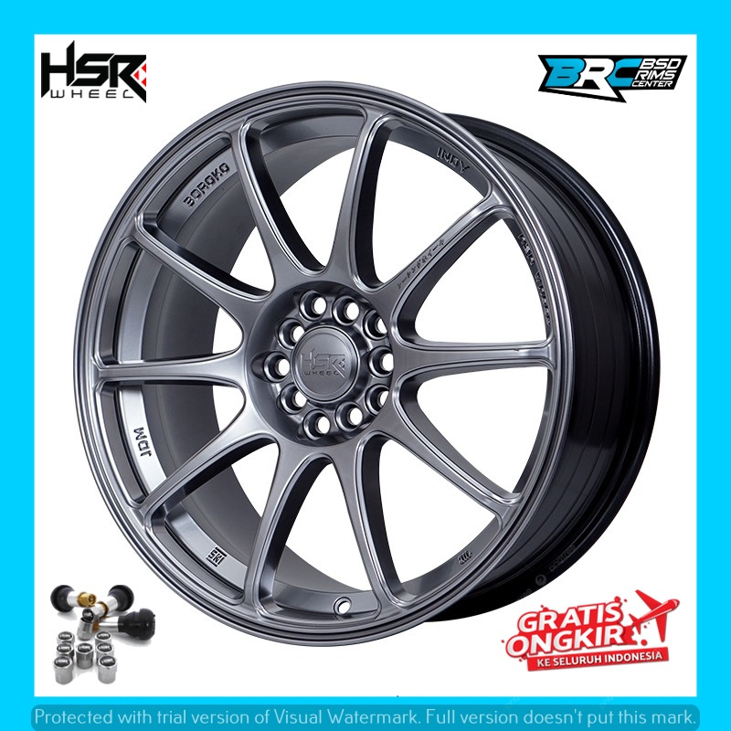 Velg mobil racing hsr indy ring 18 untuk mobil sienta xpander crv dll