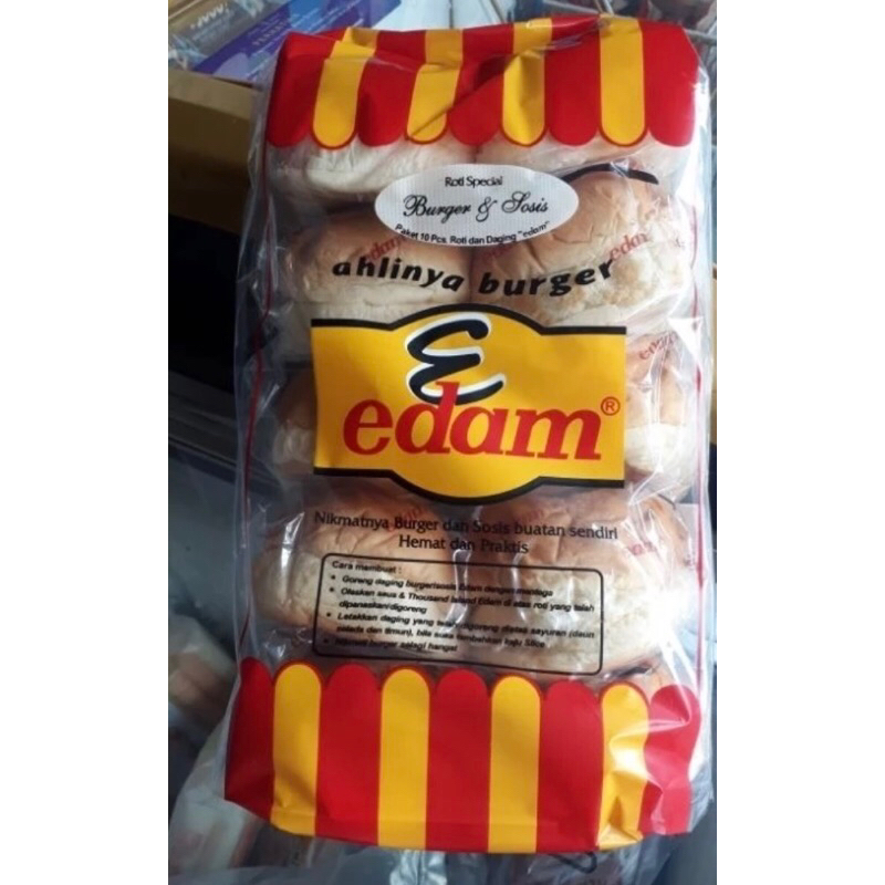 

Edam roti burger isi 10