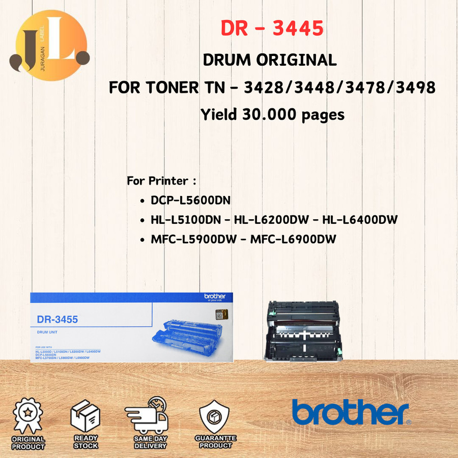 Drum Brother DR-3455 | DR3455 Original For HL-L5100DN DCP-L5600DN