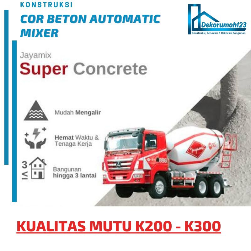 Jayamix cor beton automatic mixer