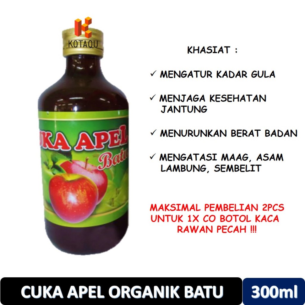 

Cuka Apel Organik Asli Batu Malang