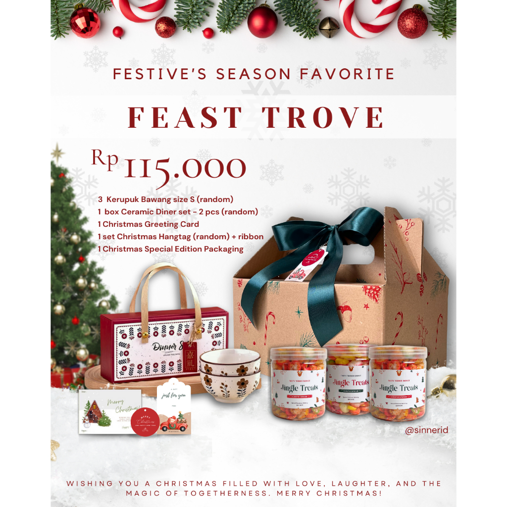 

HAMPERS NATAL FEAST TROVE (harga +admin 10%)