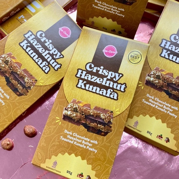 

CHO-CWEEET CHOCOLATE BAR CRISPY HAZELNUT KUNAFE | COKLAT VIRAL DUBAI