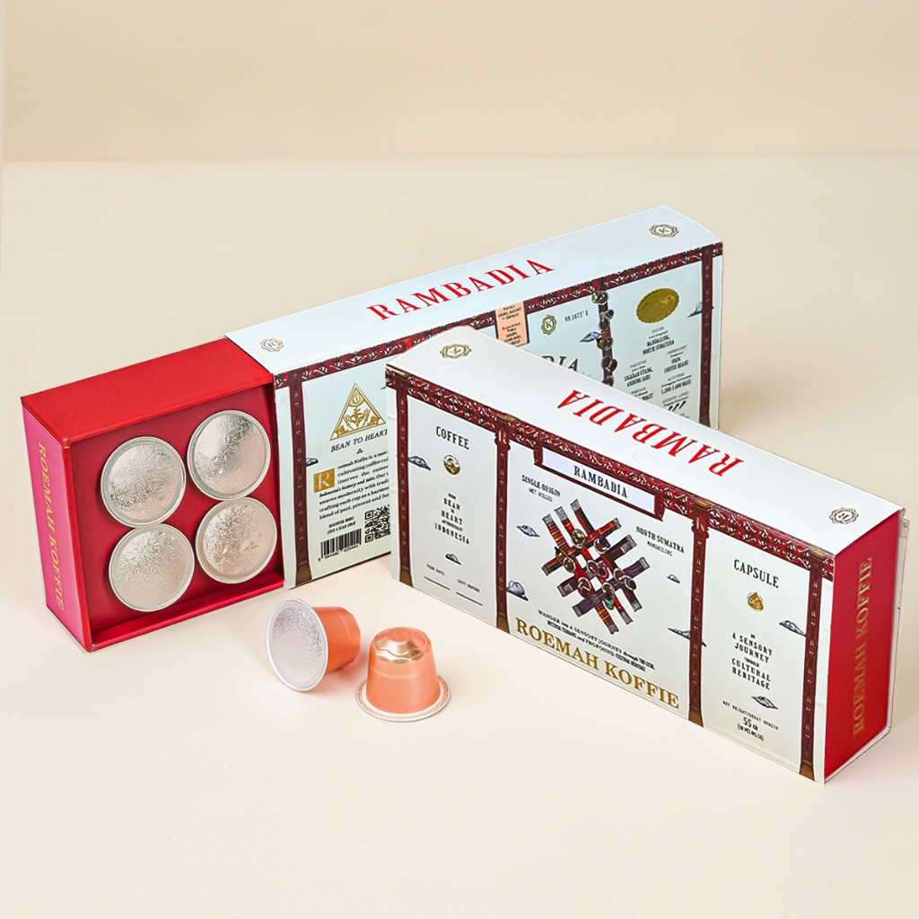 

Roemah Koffie Capsule Coffee Rambadia Arabica Aceh Gayo Premium Coffee Beans Single Origin