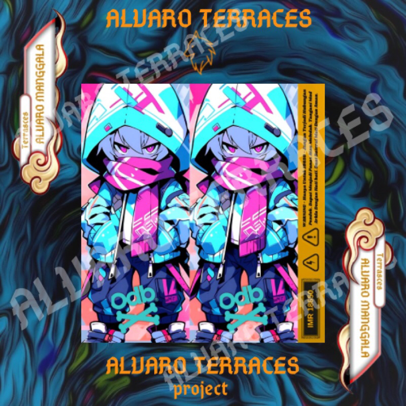 

ALVARO - Stiker Wrap Baterai 18650 ODB x Character X Ghost Original Include Insulator dan Wrap Transparan Untuk Menghias Dan Melindungi Baterai