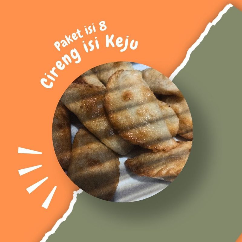 

CIRENG ISI KEJU GURIH SIAP GORENG ISI 8 PCS