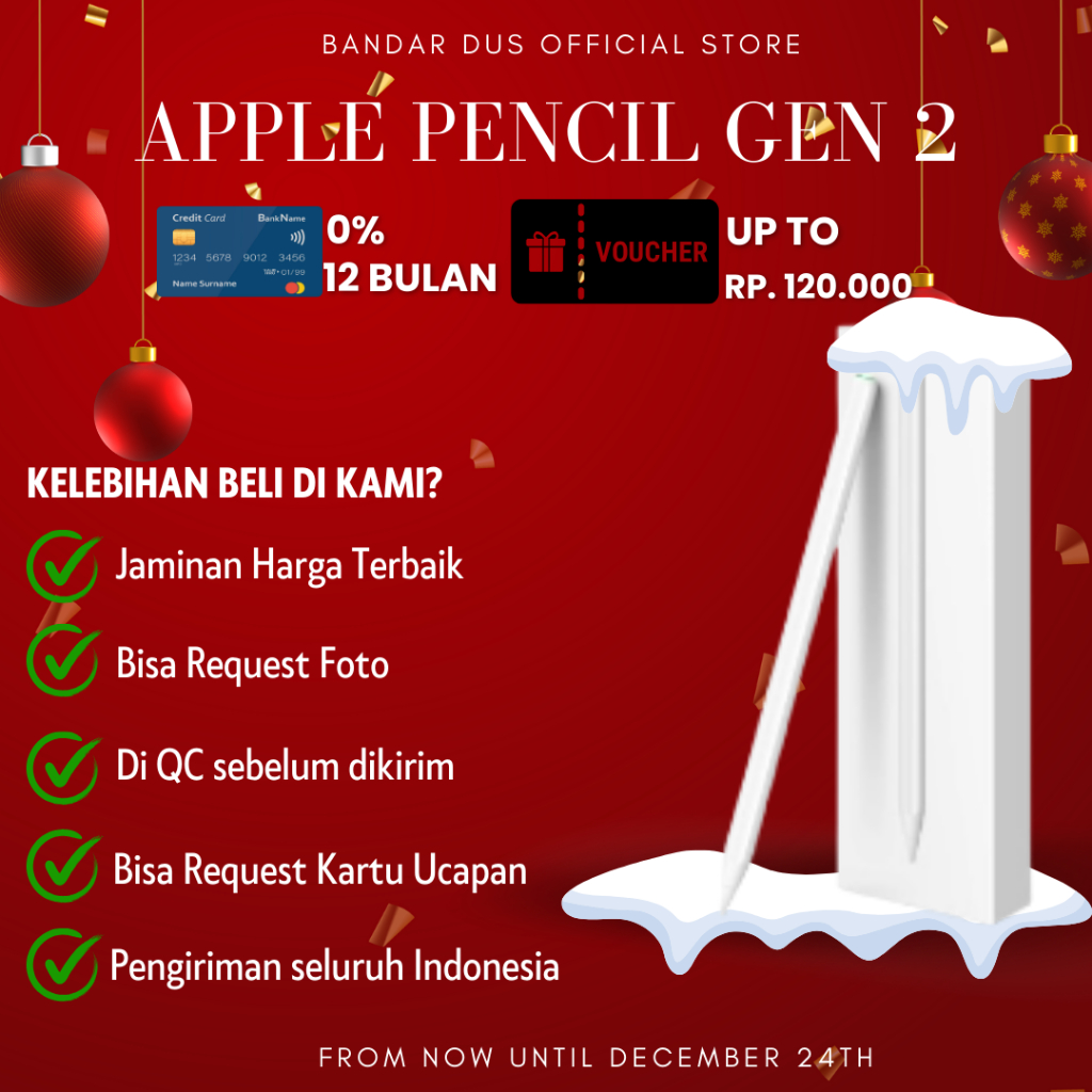 

Apple Pencil 2nd Generation iPad Air 4 2020 Ap*le Pencil Gen 2 Resmi - TU