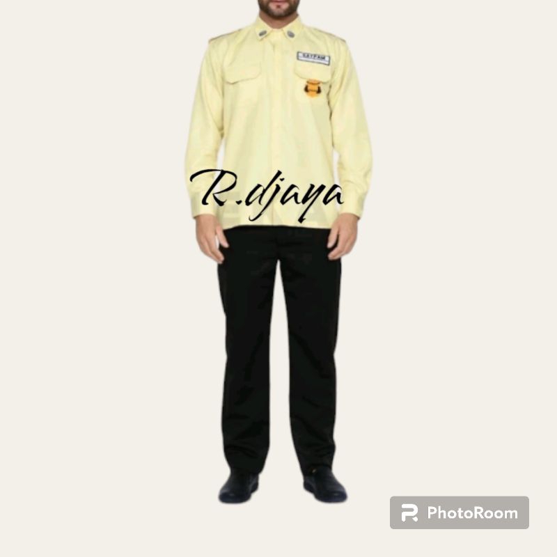 SERAGAM PDL CREAM SECURITY TERBARU