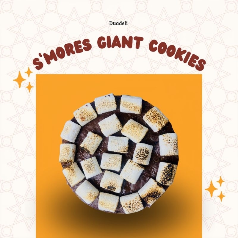 

S'mores Giant Cookies • Duadeli