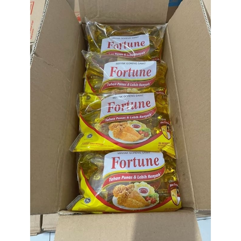 

Minyak goreng Fortune Bantal 1Liter