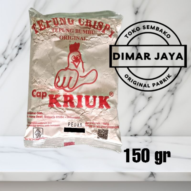 

Tepung Kriuk Cap Ayam Jempol 150gr