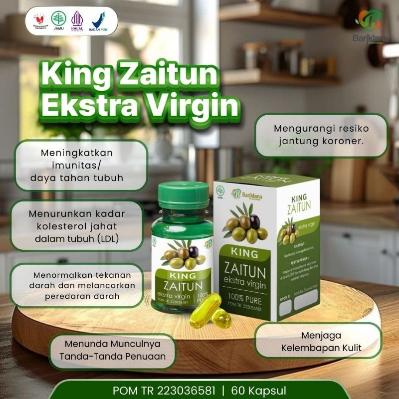 

King Zaitun Ekstra Virgin(kapsul minyak zaitun)