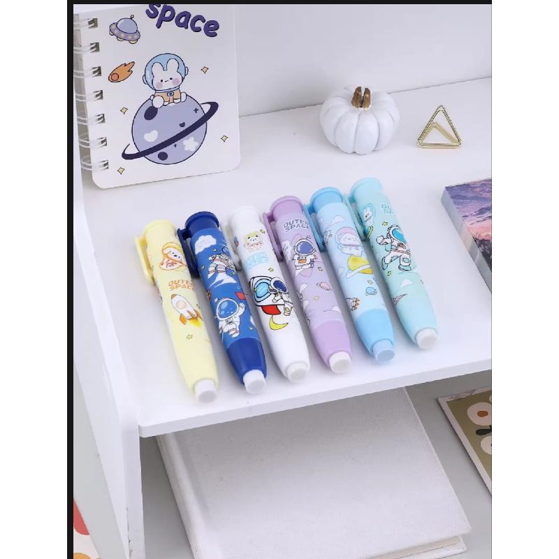 

Penghapus Bentuk Pulpen Gambar Kartun Mechanical Eraser Perlengkapan Sekolah
