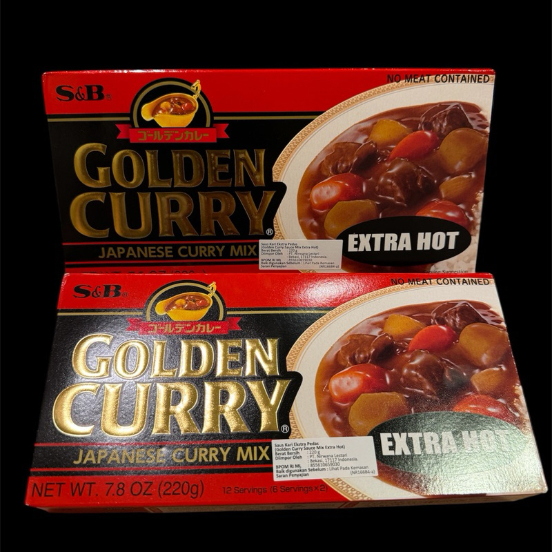 

S&B japanese golden curry kari instant extra hot 220 gr