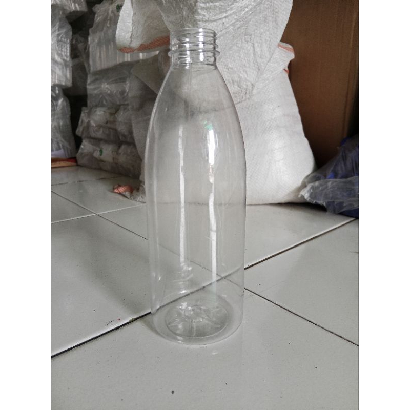 BOTOL PLASTIK 600ML/BOTOL CANTIK 600ML/SHORT NECK/BOTOL UNIK