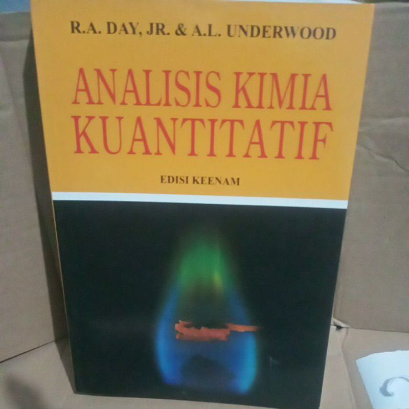 buku original R.A. Day & A.L. Underwood Analisis Kimia Kuantitatif Edisi Keenam
