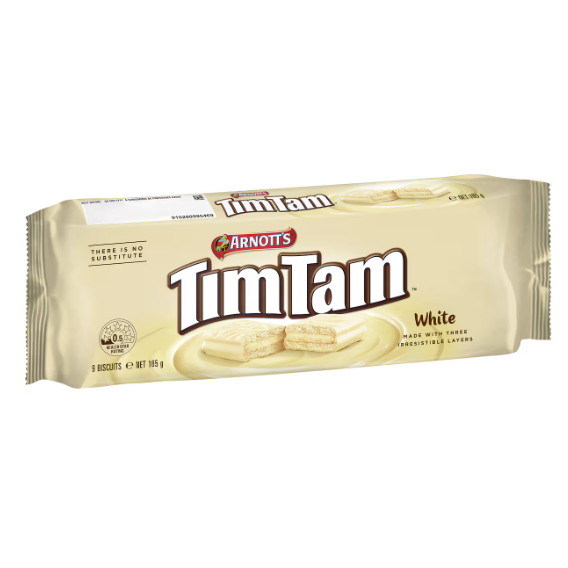 

Arnott's Tim Tam White Chocolate Biscuits 165g