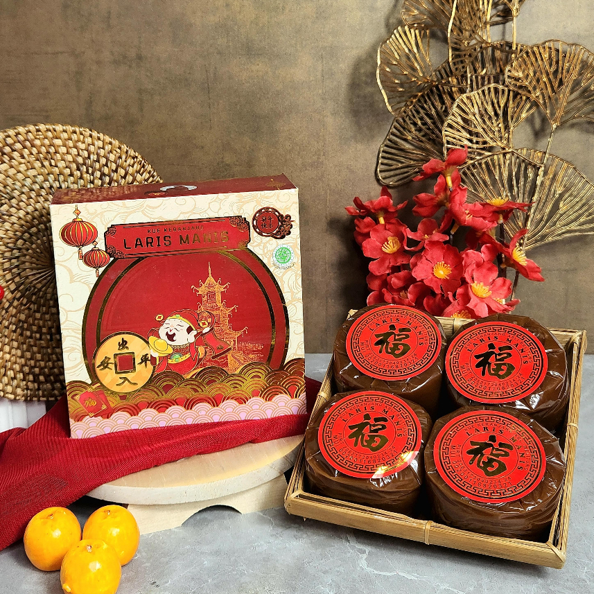 

(PAKAI KOTAK) Kue Keranjang Imlek Thiam Pan / Dodol China / Xingfu