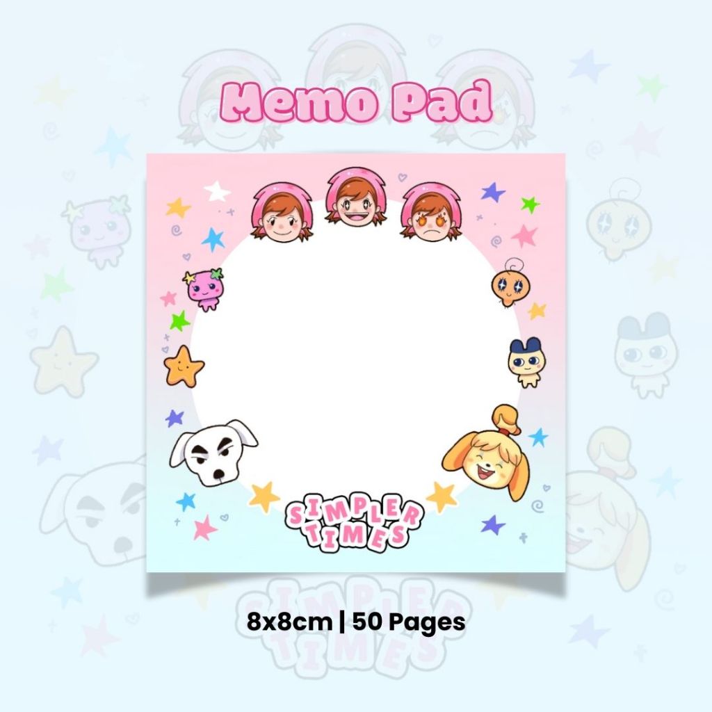 

Simpler Times Memo Pad | Memo Pad Lucu