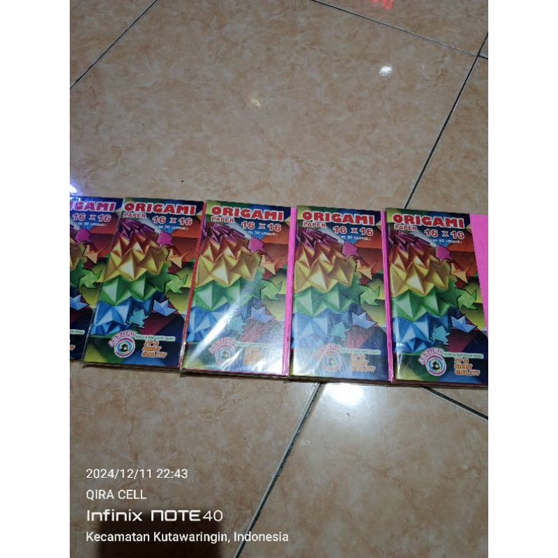 

Kertas Origami Paper Asturo 16X16 isi 50Lembar