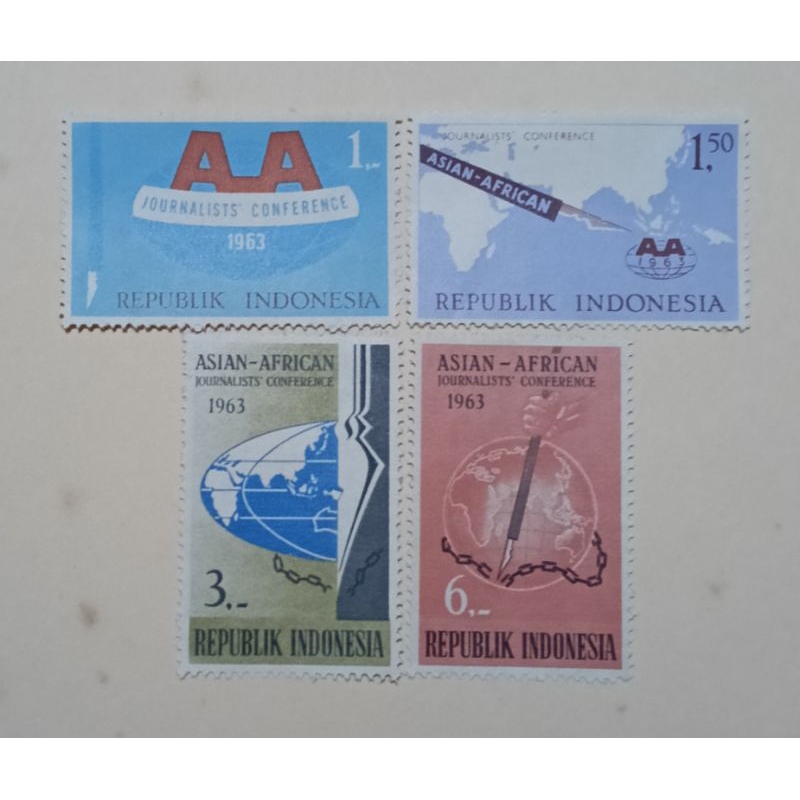

Prangko Lawas Indonesia Set Komplit Konferensi Wartawan Asia Afrika THN 1963