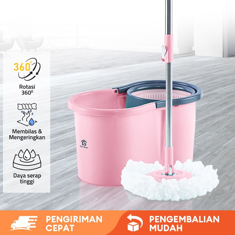 Alat Pel Lantai Ultra Mop Aclima 1752 - Pelan Lantai Spin Mop Pel Putar