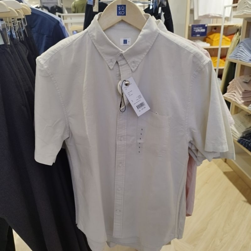 KEMEJA KATUN PRIA CASUAL LENGAN PENDEK BY SUKO MATAHARI STORE