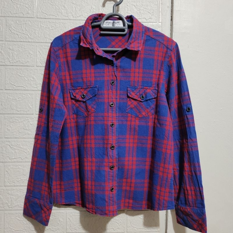 STUDIO GILFY flanel shirt / flanel / kemaja flanel / long flanel / Tartan / kemeja Tartan / kemeja k