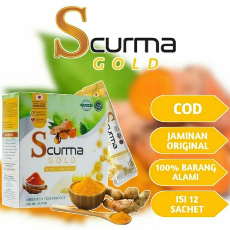 SCURMA GOLD ASLI SUSU HERBAL AMPUH MENGATASI ASAM LAMBUNG AKUT MAAG KRONIS DAN GERD - SCURMA GOLD 10