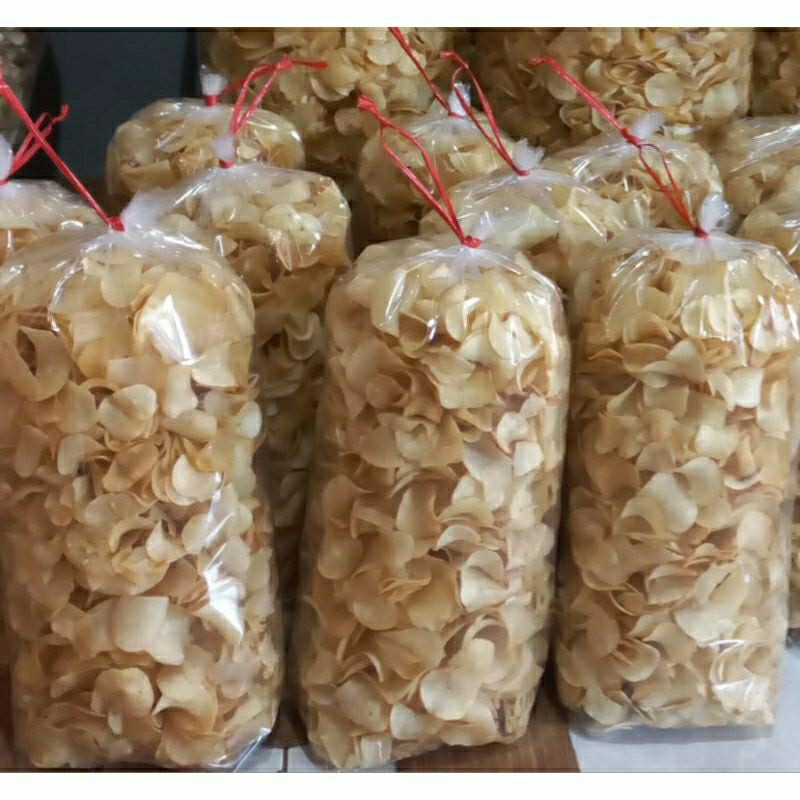 

Keripik Singkong 500gram/bungkus Singkong berkualitaz produk Home made