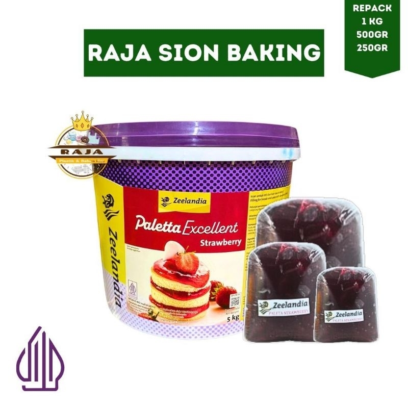 

Selai Paletta Excellent Strawberry REPACK 250gr / Zeelandia