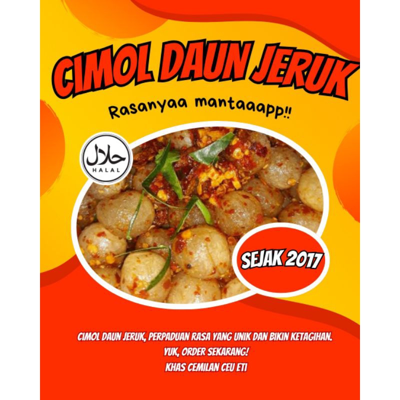 

Cimol Daun Jeruk Kuah Khas Buatan Ceu Eti