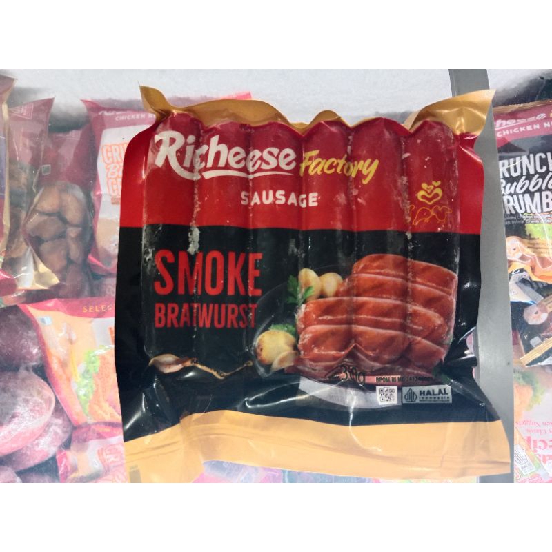 

Sosis ayam smoke bratwurst Richeese factory
