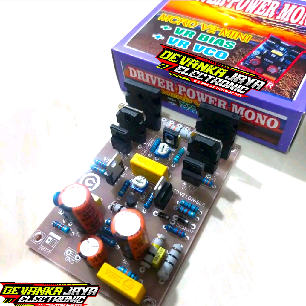 KIT DRIVER POWER LOW SUB MCRD V2 PCB FIBER GLAS