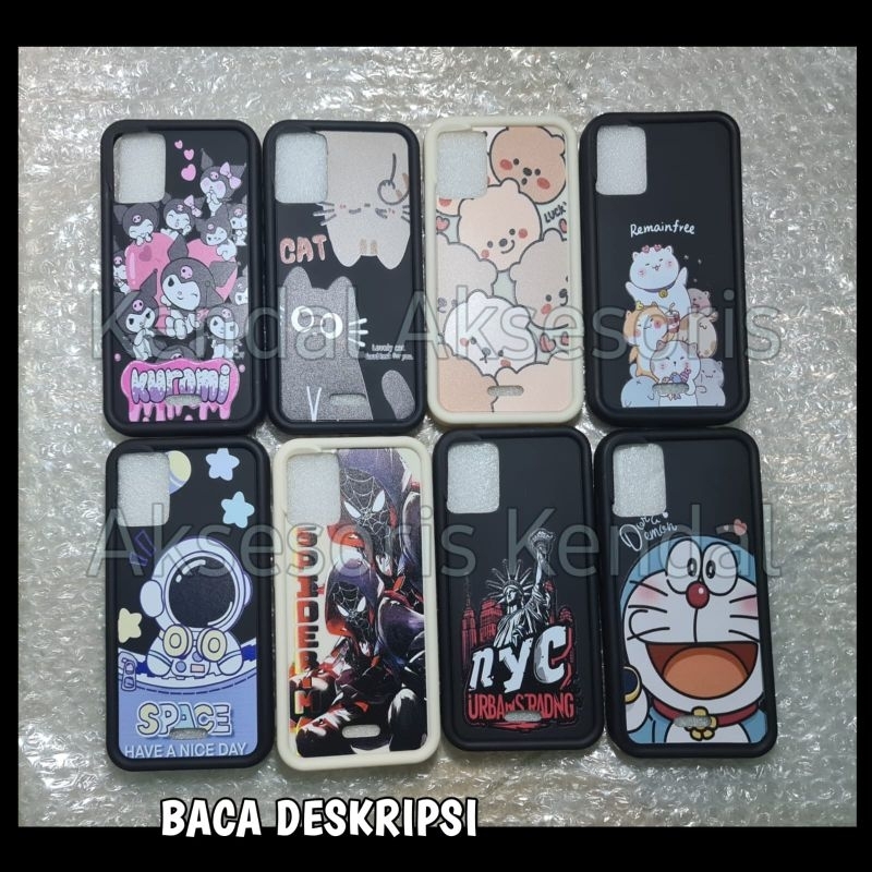 Case softcase Evercoss M60 kompatibel modifikasi soft motif