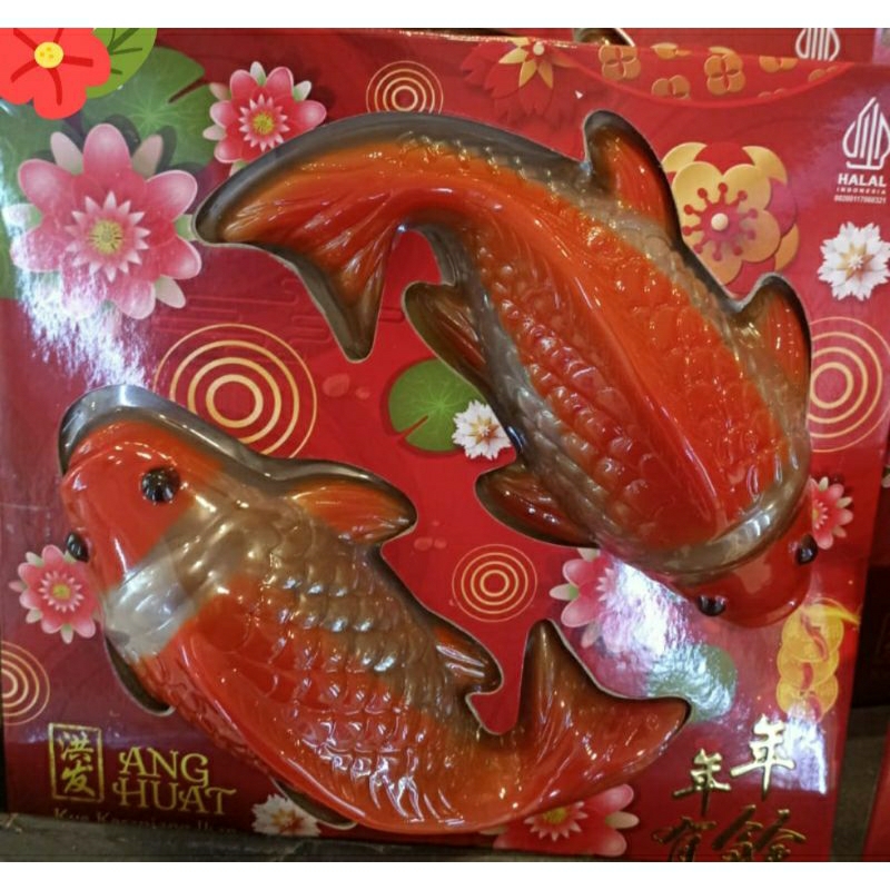 

kue cina ang huat bentuk ikan