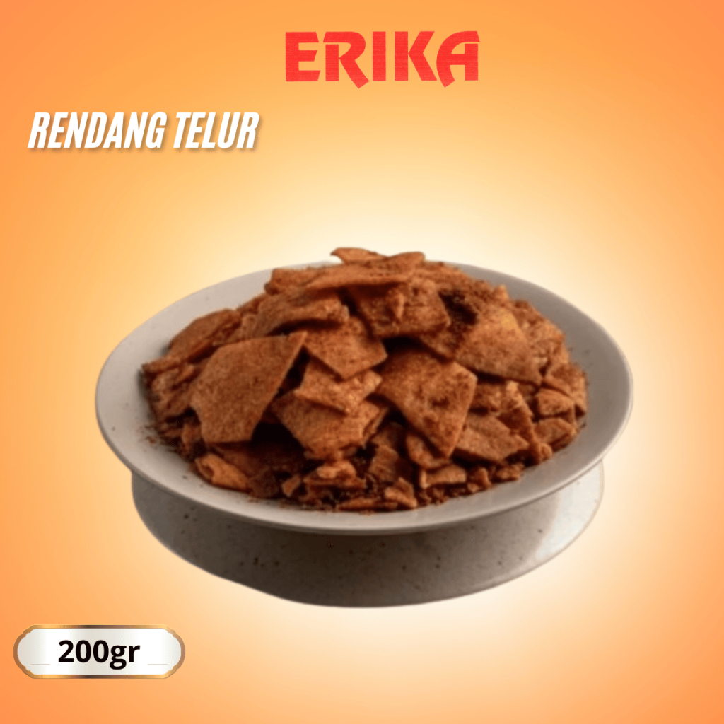 

ERIKA - Rendang telur Erika khas payukumbuah 200gr