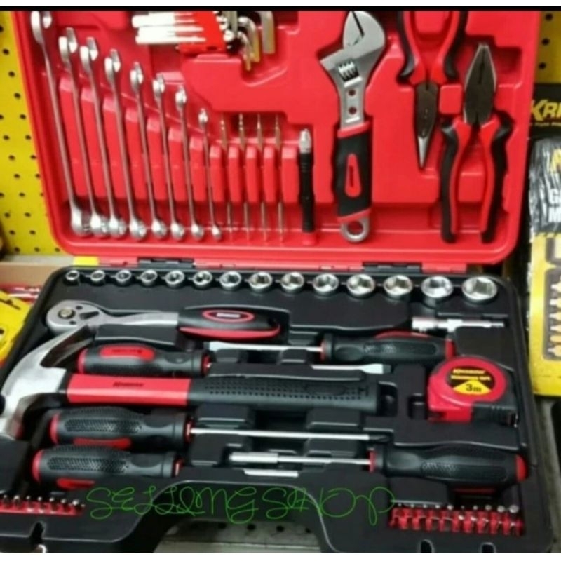ToolKit Box Set Tool Kit ORIGINAL Krisbow Kotak Perkakas Mekanik