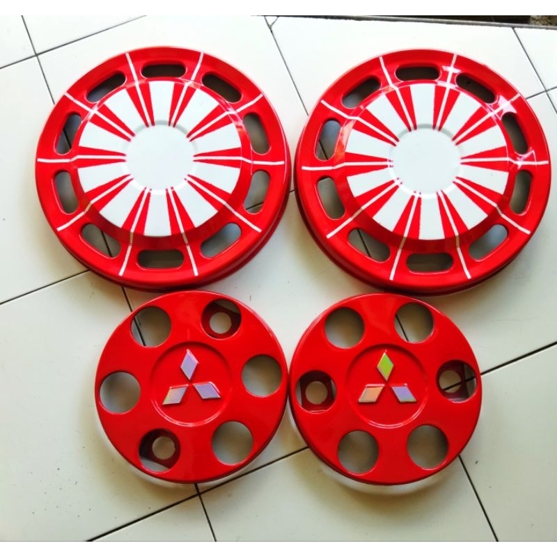 DOP PLAT TRUK 1 SET RING 16 (harga 1 set depan belakang)