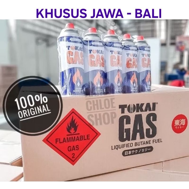 Gas Portable 235gr Tokai  Original | gas kecil gas kaleng